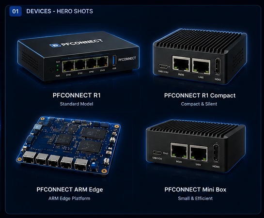 PFCONNECT device lineup
